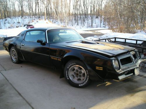 1976 pontiac trans am 455 4-speed barn find