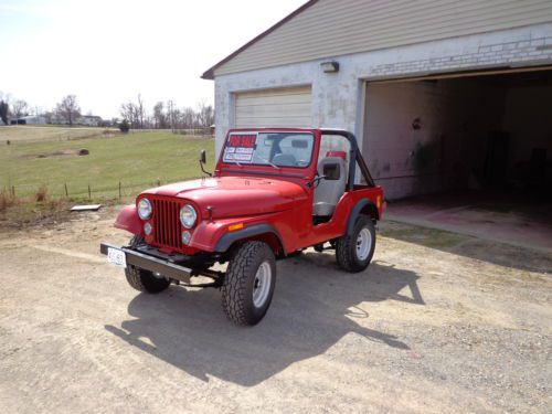 You are bidding on a 1979 jeep cj-5 frame up restore.