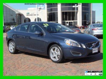2012 volvo s60 t5 22k miles*certified warranty*leather*sunroof*1owner*we finance