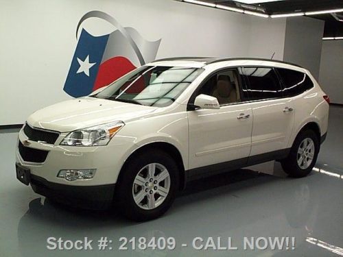 2011 chevy traverse awd dual sunroof leather nav 16k mi texas direct auto