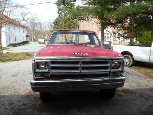 1989 dodge w250 base standard cab pickup 2-door 5.9l