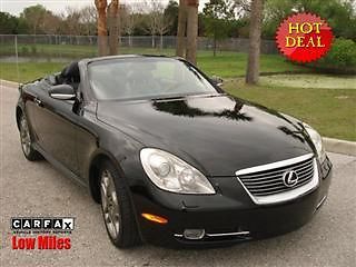 2006 lexus sc 430 convertible navigation leather heated seats &amp; more! $ave