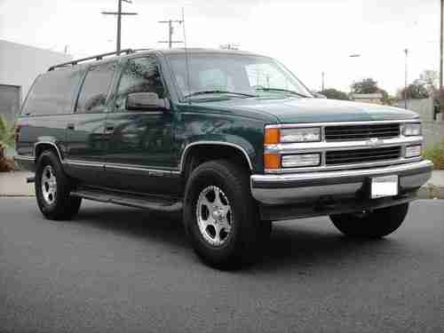 1997 Suburban K1500 LT: Only 4-months old New Leather Seat, image 4