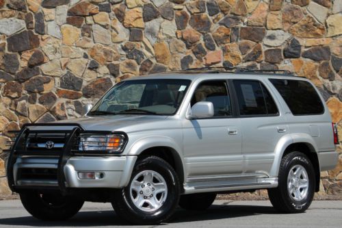 2000 toyota 4runner limited 4x4 v6 leather loaded mint clean carfax only 68k!