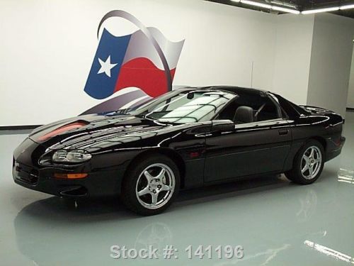 2000 chevy camaro ss z28 targa top 6-speed leather 17k  texas direct auto