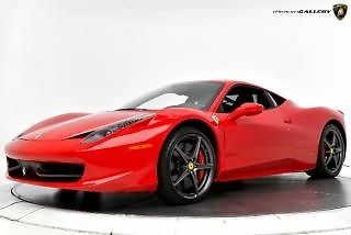 2013 ferrari 458 italia 2dr cpe leather seats security system