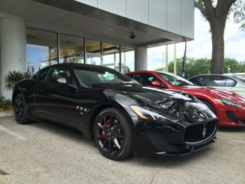 2014 black/black maserati granturismo sport with 312 miles and $30,000 of msrp!