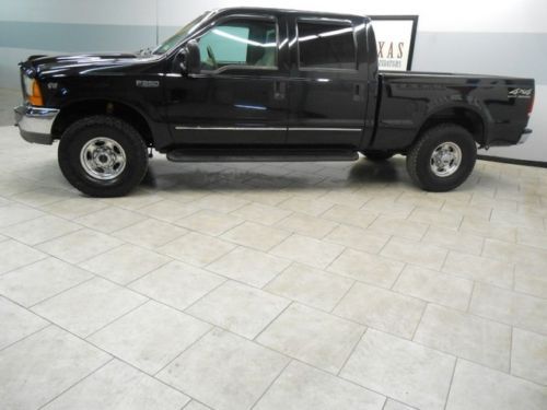 00 f250 4x4 off road lariat crew cab 6.8l v10 gas we finance texas