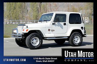 1997 jeep wrangler sahara i6 4.0l hardtop a/c 4x4 1-owner