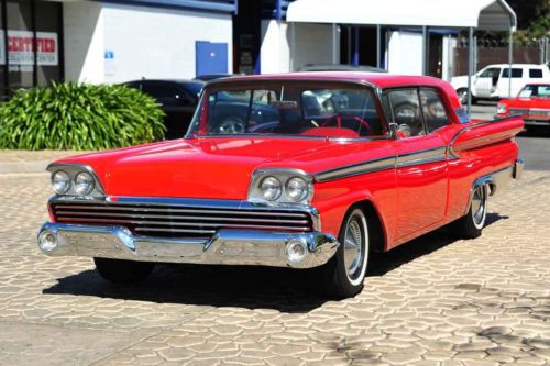 Restored 1959 Ford Fairlane 500 390/Auto PS PB ShavedHandles AC California Clean, image 24