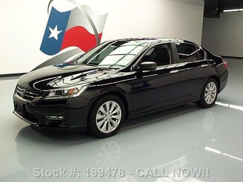 2013 honda accord ex-l sedan sunroof nav htd leather 7k texas direct auto