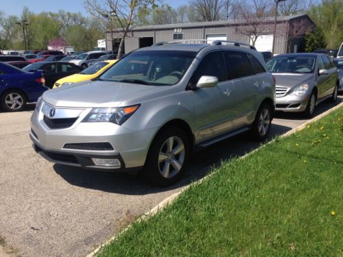 2010 acura mdx silver