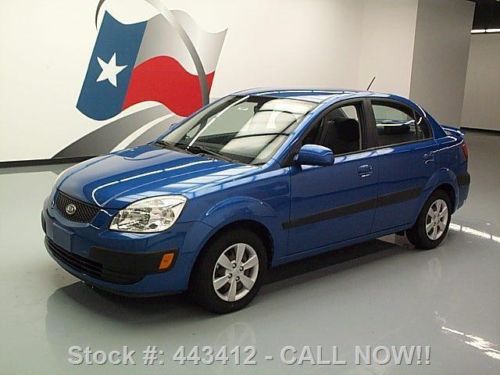 2009 kia rio lx sedan automatic cd player one owner 61k texas direct auto