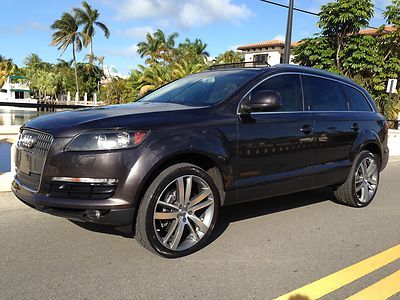 2008 audi q7 awd navigation - pano roof - 3rd row - clean accident free carfax -