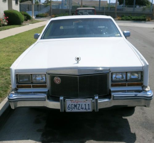American classic 1981 white cadillac el dorado diesel