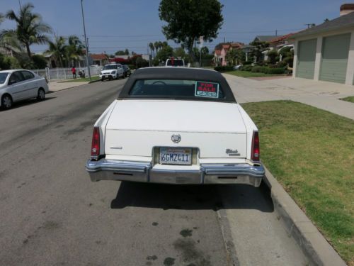 American Classic 1981 White Cadillac El Dorado Diesel, image 2