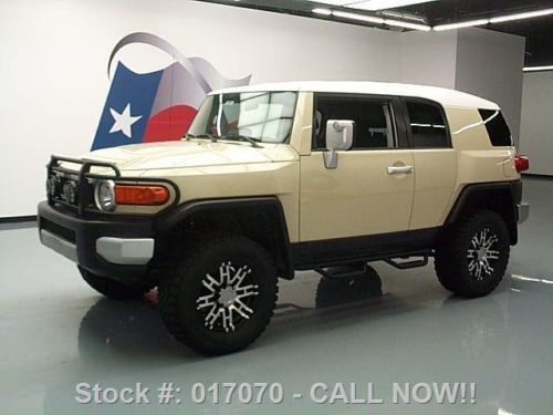 2008 toyota fj cruiser 4x4 automatic brush guard 53k  texas direct auto