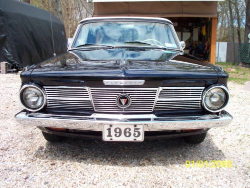 1965 plymouth valiant signet convertible -rare-top o&#039; the line turn key fun car!