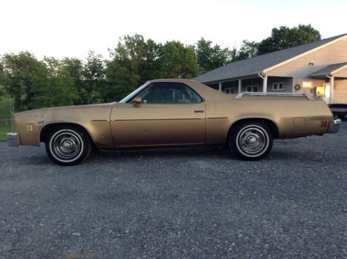 1976 chevrolet el camino-one owner-low miles-rare-project-vintage-gmc sprint