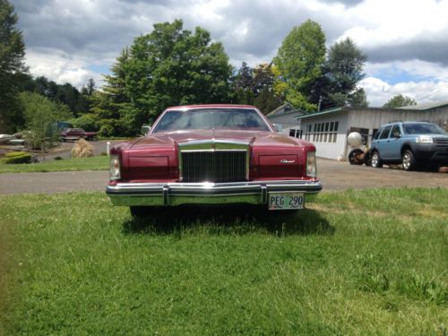 1978 lincoln mark v base coupe 2-door 7.5l