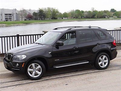 2009 bmw x5 x-drive 30i awd blk/gry lthr navigation bakup cam 3rd row pano roof