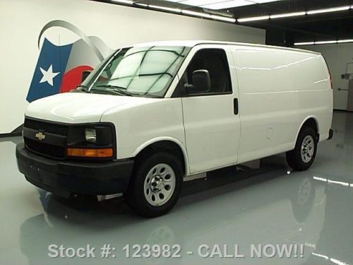 2010 chevy express 1500 cargo van v6 partition 58k mi texas direct auto