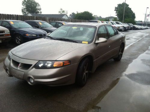 2000 gold pontiac bonneville rims leather seats v6 pl pw automatic