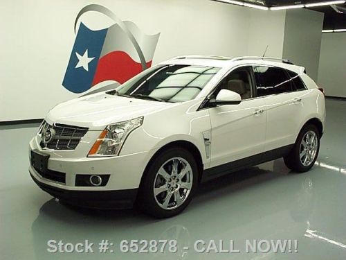 2010 cadillac srx premium pano roof nav dvd 20&#039;s 45k mi texas direct auto