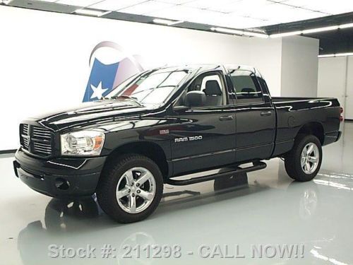 2007 dodge ram quad hemi 4x4 auto side steps 20&#039;s 47k texas direct auto