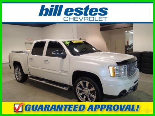 2010 sierra awd crew cab denali white diamond nav 22&#034; wheels bose