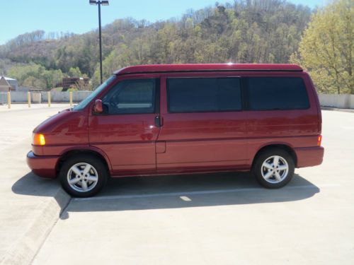 2001 Volkswagen EuroVan MV Weekender, Westfalia (Burgundy in color), image 3