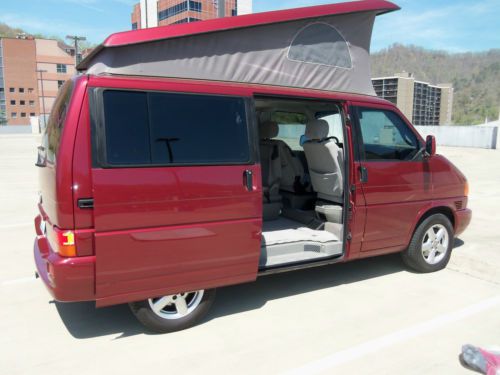 2001 Volkswagen EuroVan MV Weekender, Westfalia (Burgundy in color), image 5