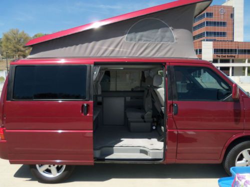 2001 Volkswagen EuroVan MV Weekender, Westfalia (Burgundy in color), image 6