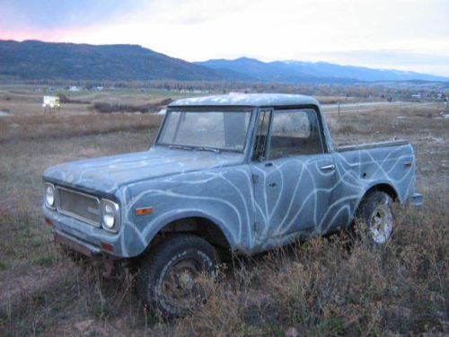 1969 scout inline 6cyl half-cab ,ihc 800 mini-pickup &amp; 2 extra 80 slant 4cyl