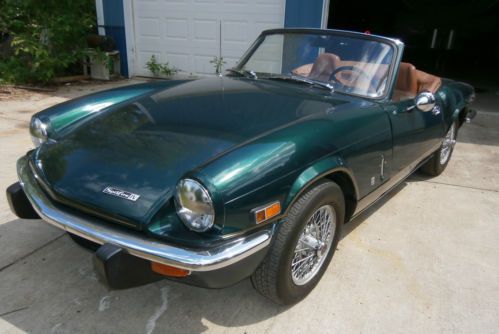 1972 triumph spitfire iv 80k miles ~ all original ~ british racing green ~ beige