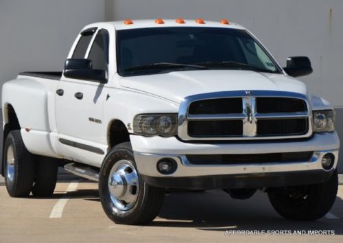 2004 dodge ram 3500 slt 5.9l quad cab dually diesel 4x4 cloth seats $699 ship