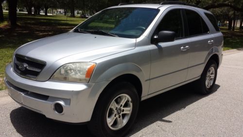 [[ 2004 kia sorrento 4dr silver automatic super clean good tires cloth interior]