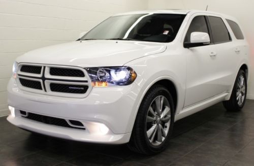 2012 dodge durango r/t 5.7 hemi navigation roof tv/dvd rear view camera 1 owner