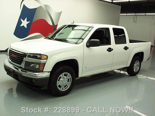 2008 gmc canyon crew 6-pass bedliner chrome wheels 42k texas direct auto