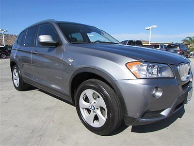 11 bmw x3 xdrive grey pano roof leather 50k miles