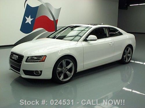 2009 audi a5 quattro awd sunroof htd leather nav 73k mi texas direct auto