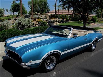 1969 oldsmobile 442 convertible original low mile california tahitian no reserve