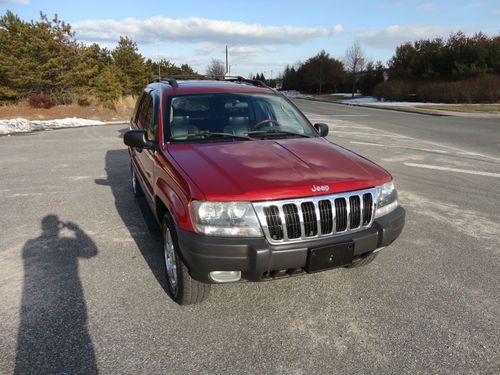 2003jeep grand cherokee laredo 4x4 suv leather loaded navi salvage 75k