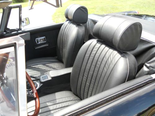 74 MGB Roadster. Completely rebuilt. Black and Black Leather inside, chrome, US $18,000.00, image 9