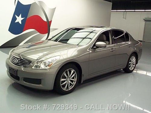 2007 infiniti g35 journey leather sunroof xenons 60k mi texas direct auto