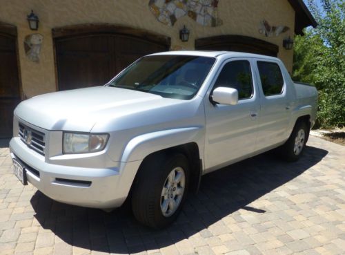 2006 honda ridgeline rtl silver truck dnx9980hd nav rear seat dvd loaded