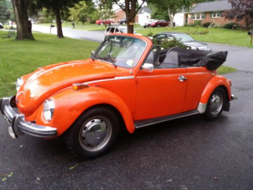 1973 vw beetle cabriolet convertible bug