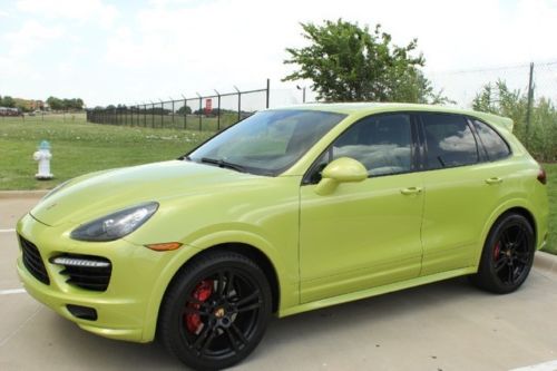 2014 porsche cayenne gts, peridot, $112k msrp, rare suv!