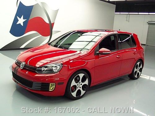 2012 volkswagen gti 6-speed turbocharged sunroof 20k mi texas direct auto