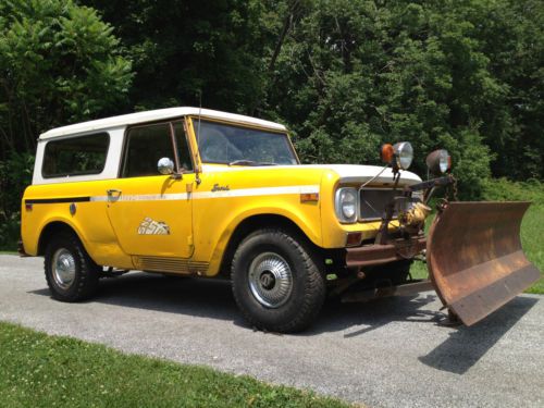 Ih international scout 800 sno star